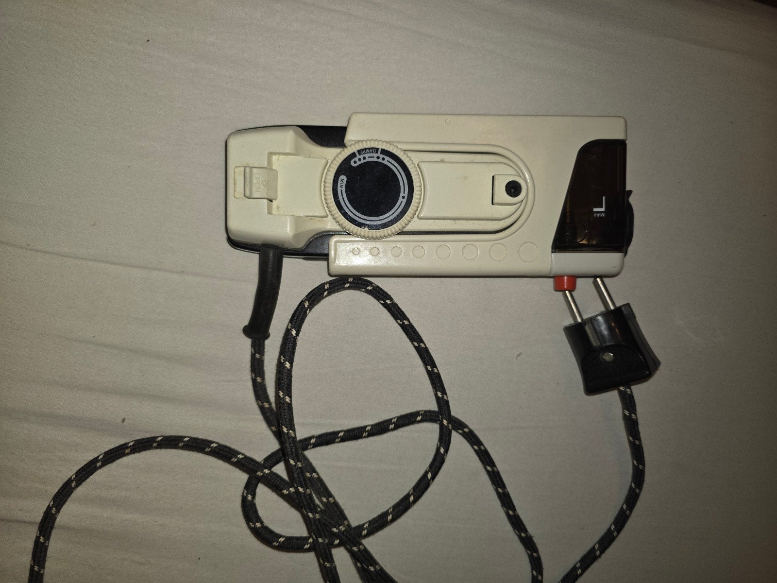 Vintage reisstrijkijzer - Compact en functioneel, Ophalen of Verzenden, Gebruikt, Strijkijzer met snoer