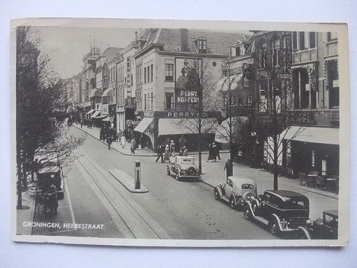 P328 Groningen - Heerestraat - 1937, Verzenden, 1920 tot 1940, Gelopen, Groningen