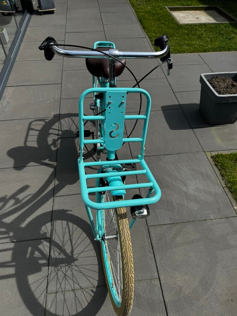 Mooie Omafiets - Spirit - Lichtblauw, Fietsen en Brommers, Fietsen | Dames | Omafietsen, 53 tot 56 cm, Ophalen, Zo goed als nieuw