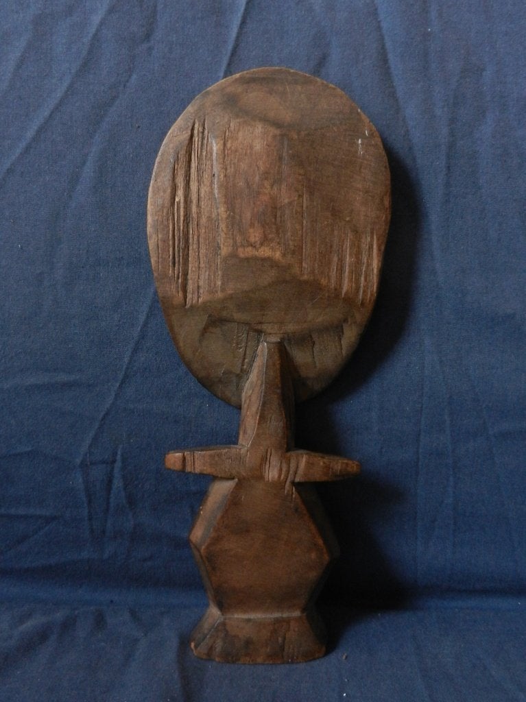 Houten vruchtbaarheidsbeeld / amulet Akuaba Ashanti Ghana 25, Hout, Bruin, Afrika, Ophalen of Verzenden