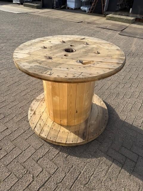 2383. Houten haspel / kabelhaspel, Tuin en Terras, Ophalen, Gebruikt, Rond, Hout