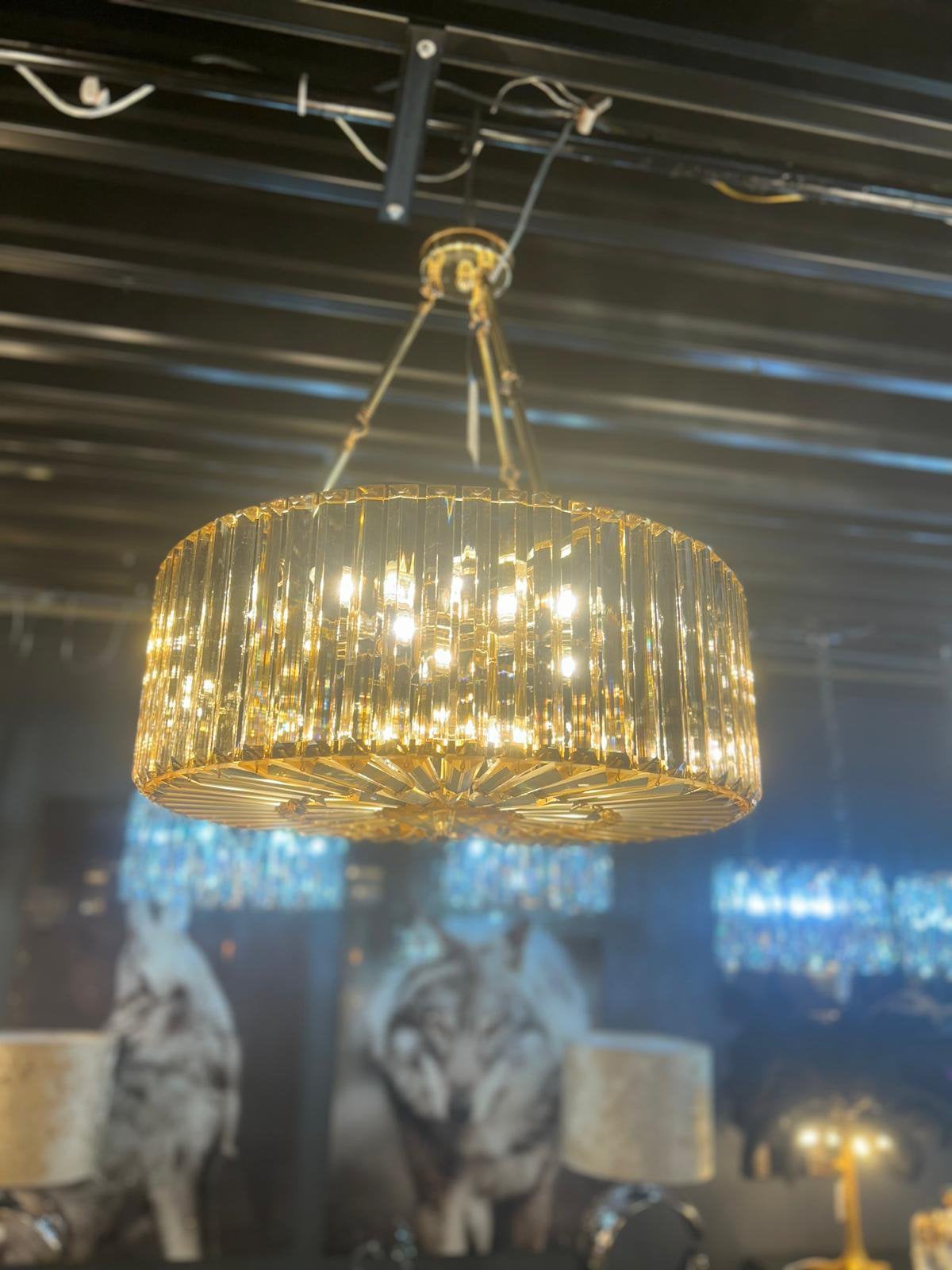 EYECATCHER hanglamp goud zilver zwart NEW lamp zakkroon, Huis en Inrichting, Glas, E14 (klein), Nieuw, Eric Kuster