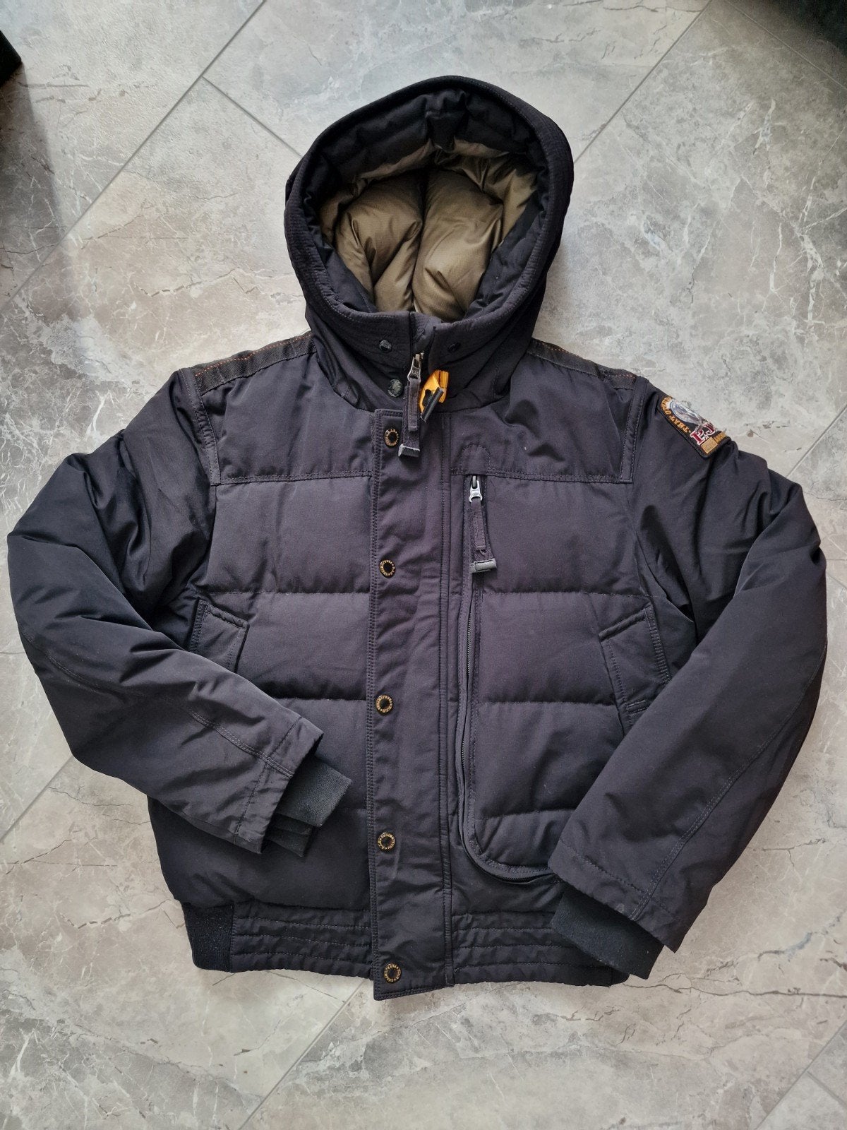PSJ Winterjas  Maat YS Young Small 152/158 Zwart, Verzenden, Zo goed als nieuw, Parajumpers, Jongen