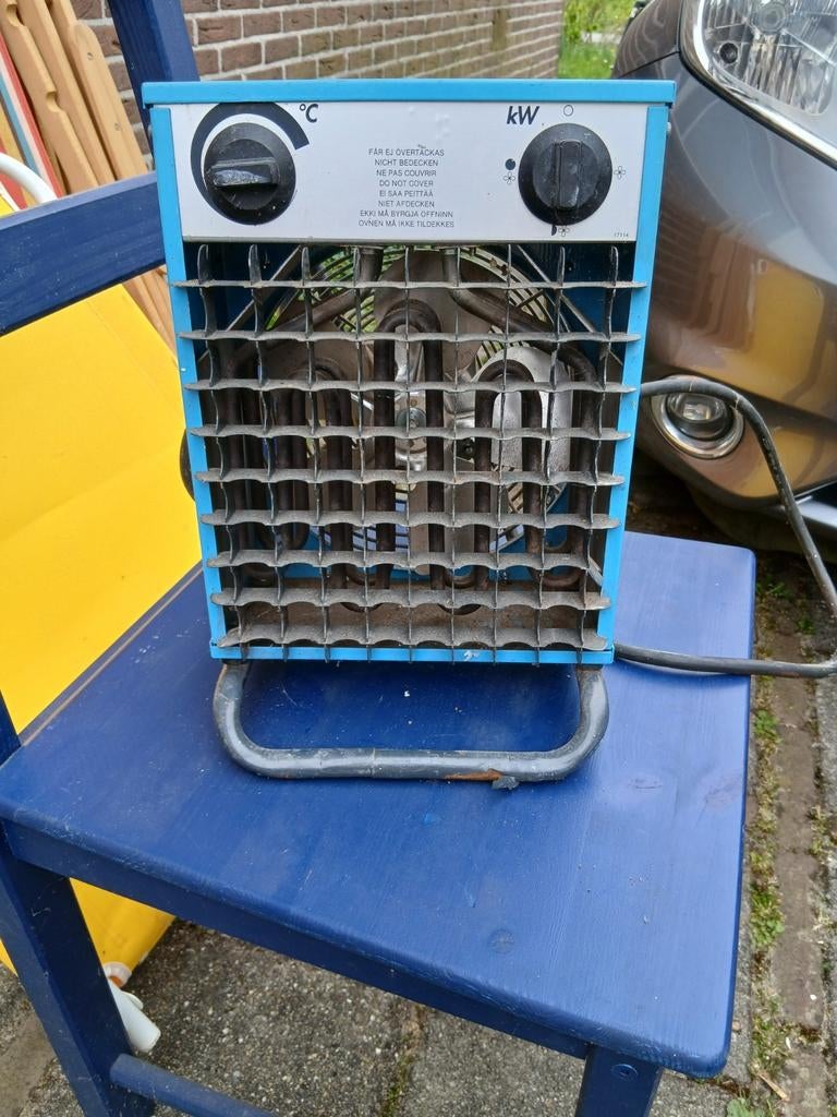 El-Björn elektrische kachel, Ophalen, Zo goed als nieuw, Vloerventilator