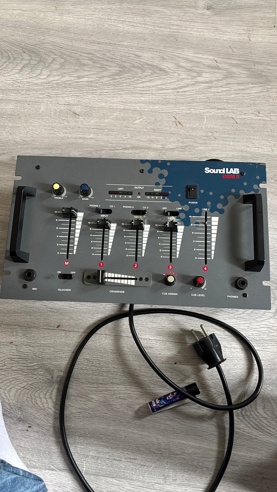 SoundLAB DSM5 stereomixer, Muziek en Instrumenten, Mengpanelen, Ophalen of Verzenden, Zo goed als nieuw