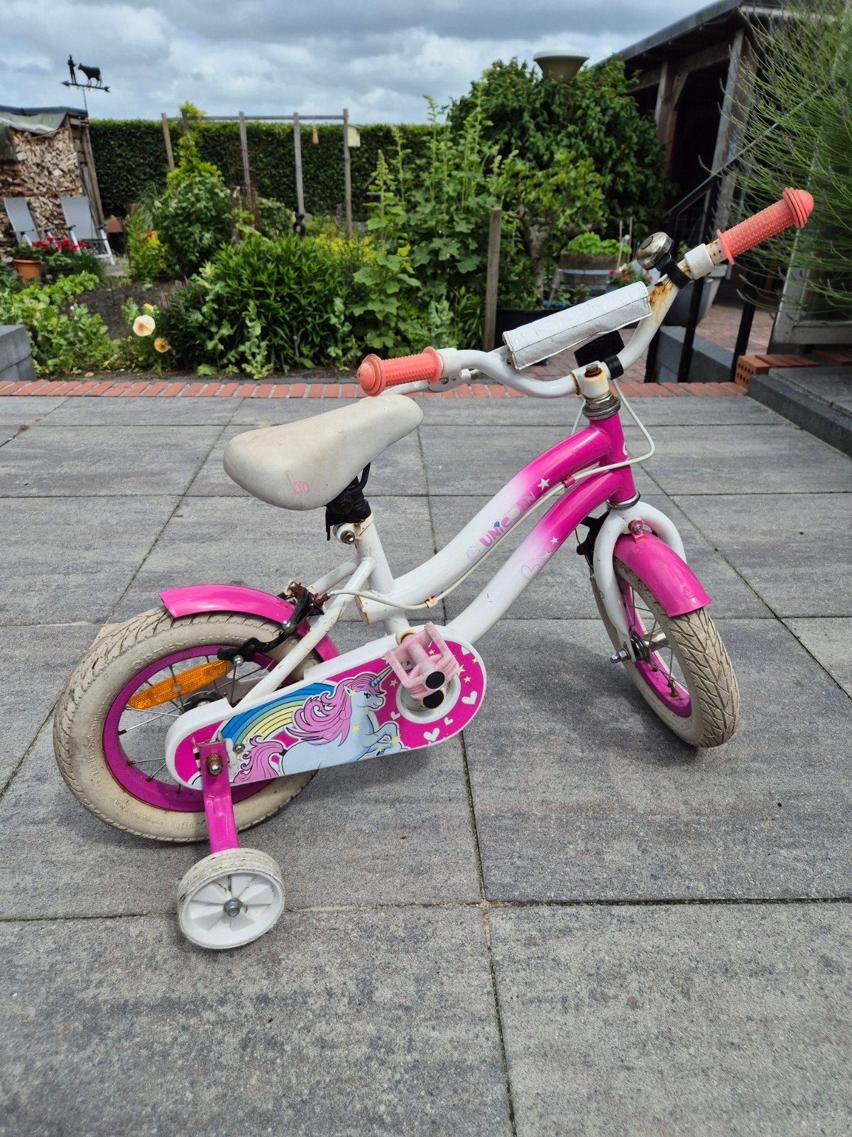 Roze kinderfiets met zijwieltjes - Actionbikes Motors, Fietsen en Brommers, Fietsen | Kinderfietsjes, Ophalen