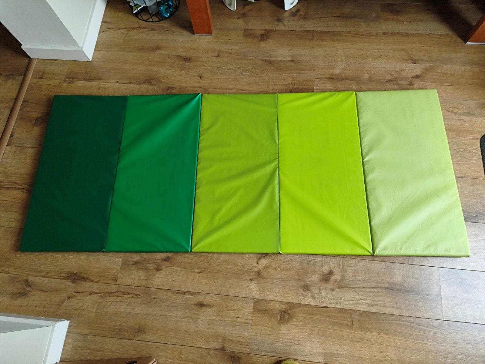 Groene speelmat/gymmat, opvouwbaar, Ophalen of Verzenden, Gebruikt