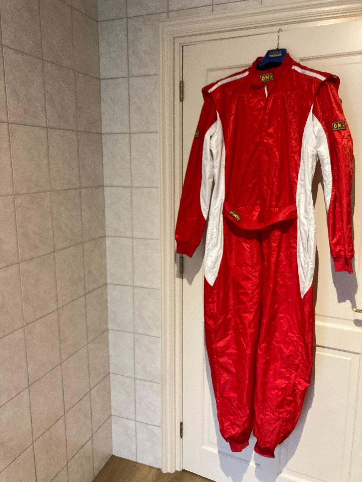 OMP Race Overall - Rood/Wit, Auto diversen, Ophalen of Verzenden, Nieuw