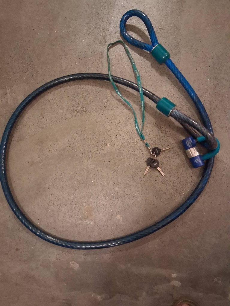 Stazo staalkabel met Stazo beugelslot ART gecertificeerd, Ophalen, Nieuw, Overige typen