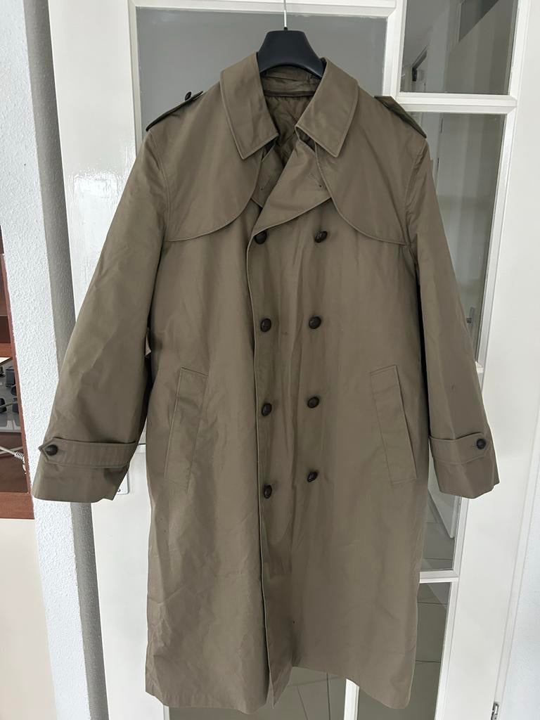 Stijlvolle Trenchcoat Maat L, Ophalen of Verzenden, Gedragen, Maat 52/54 (L), Beige