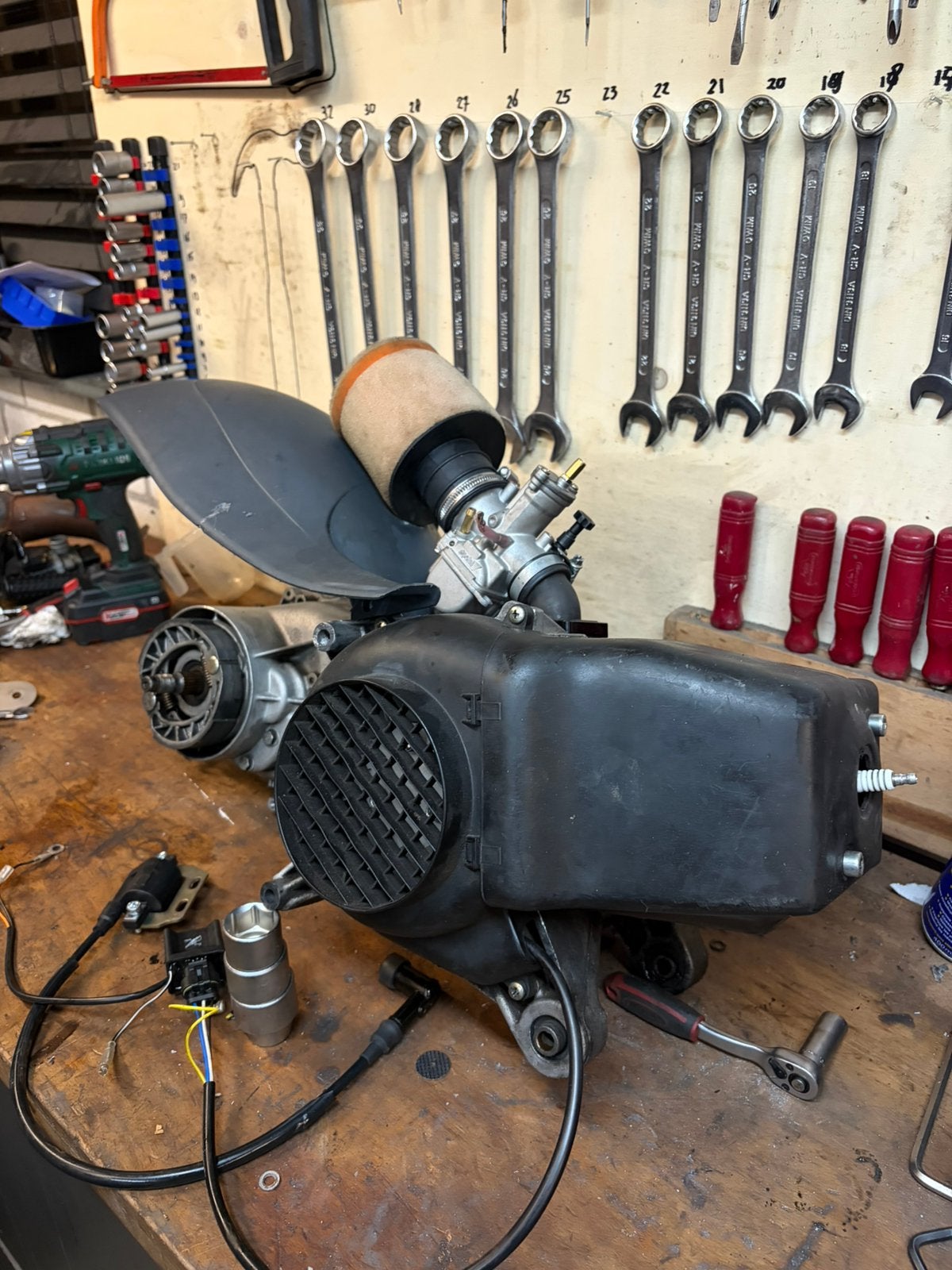 Piaggio skipper 172cc stage 1 blok, Ophalen, Zo goed als nieuw, Blok