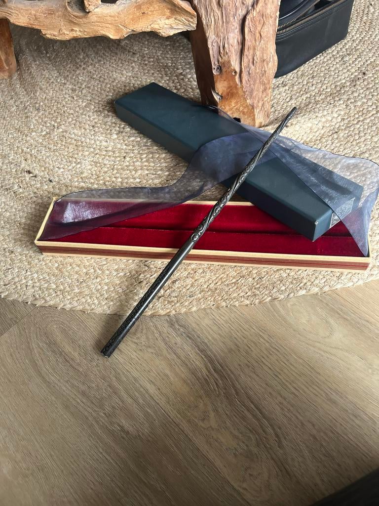 Harry Potter toverstaf in doos, Verzamelen, Harry Potter, Ophalen of Verzenden, Gebruikt, Replica