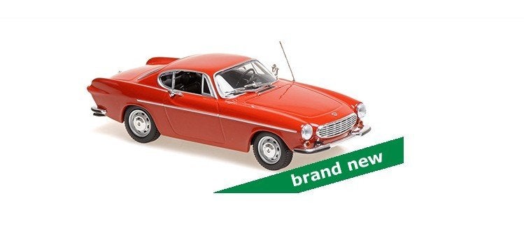 Volvo P1800S Coupe rood 1969 van Maxichamps 1:43, Overige merken, Auto, Nieuw, Ophalen of Verzenden