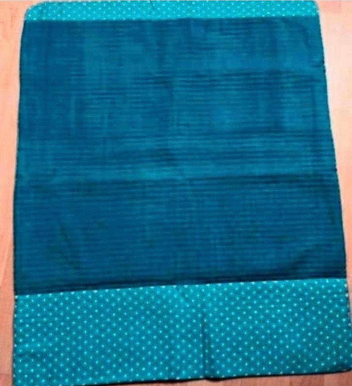 Deken wiegdeken kinderwagen, Dubbelzijdig, Zo goed als nieuw, Blauw, Deken