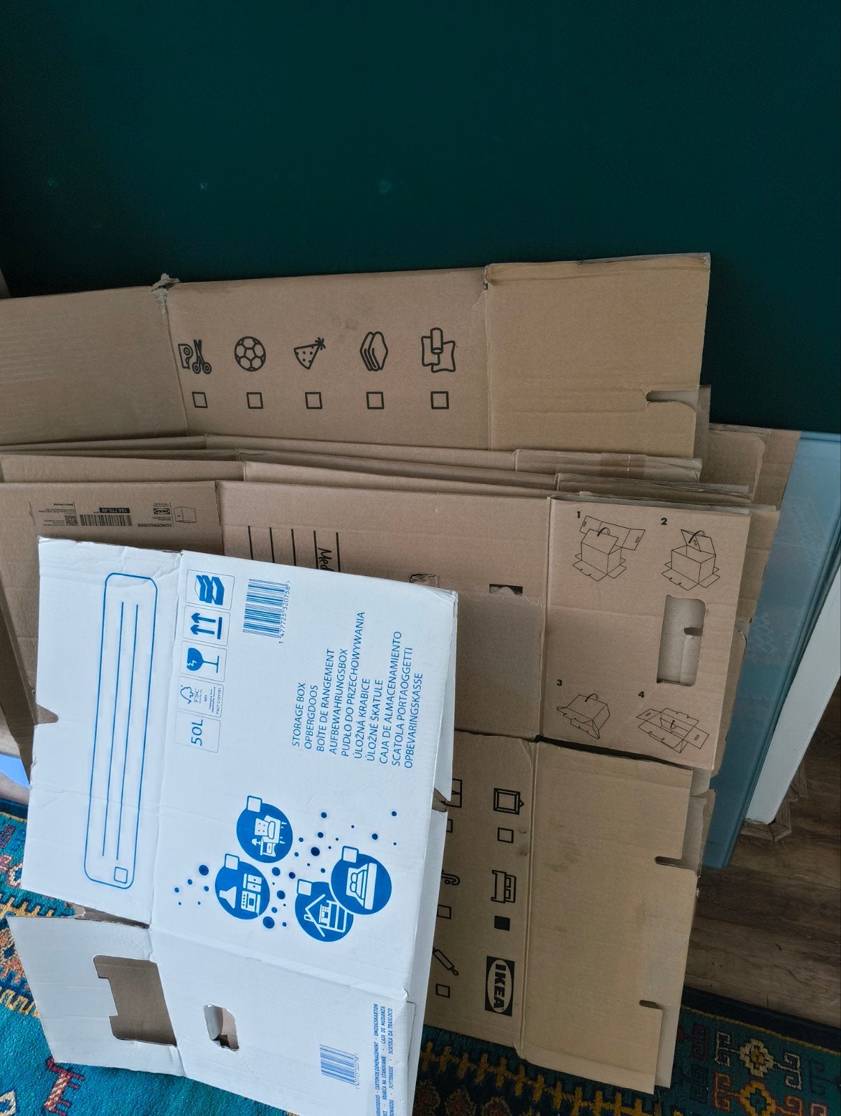 Verhuisdozen 12x GRATIS, Doe-het-zelf en Verbouw, Ophalen, Doos, Opvouwbaar