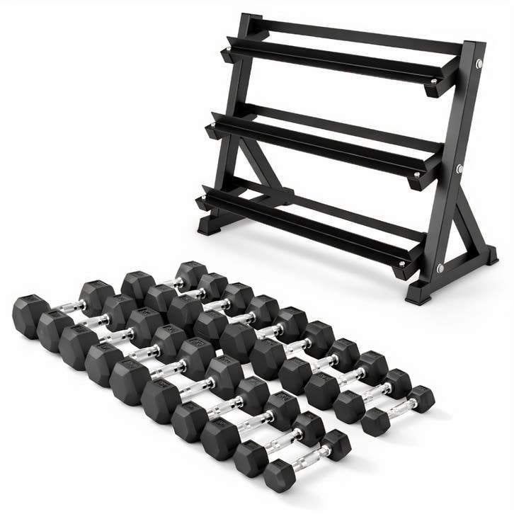 PH Fitness Hexa Dumbbells - Voordeelset 2,5-25KG, Dumbbell, Support@phfitness.nl, PH Fitness, Ophalen of Verzenden