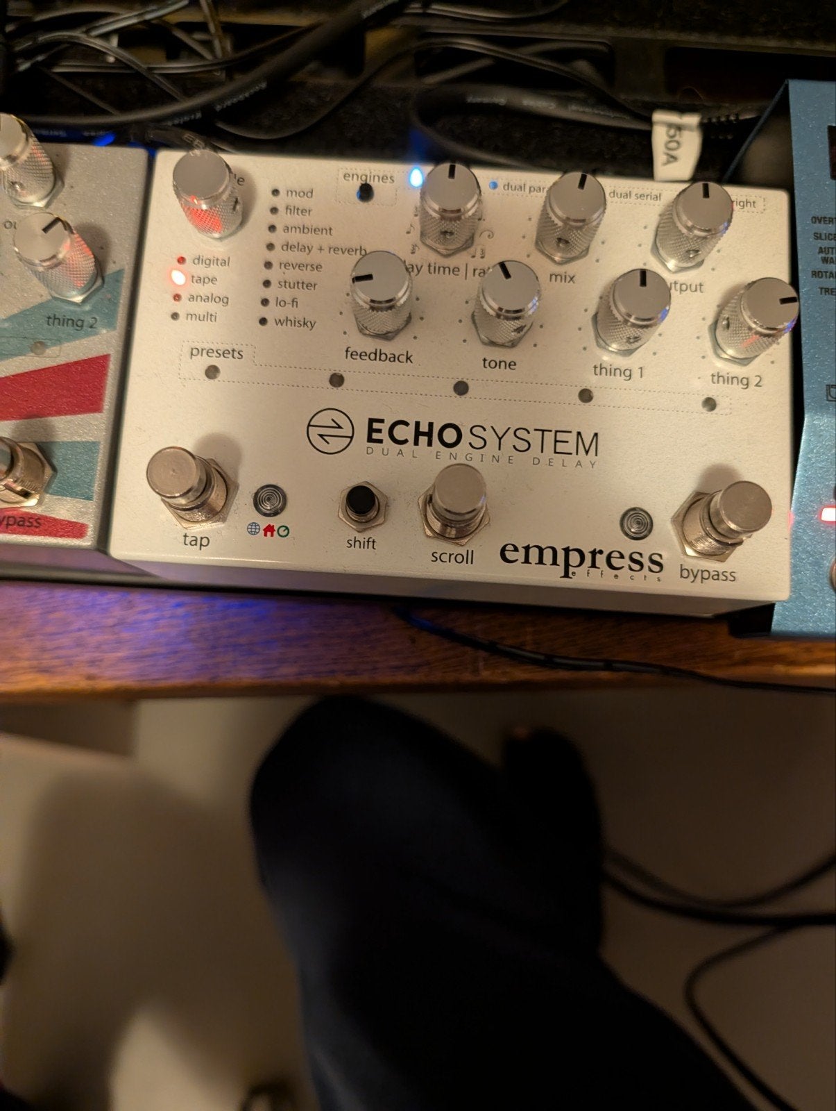 Empress Echosystem Dual Engine Delay Pedaal, Muziek en Instrumenten, Ophalen of Verzenden, Zo goed als nieuw, Delay of Echo
