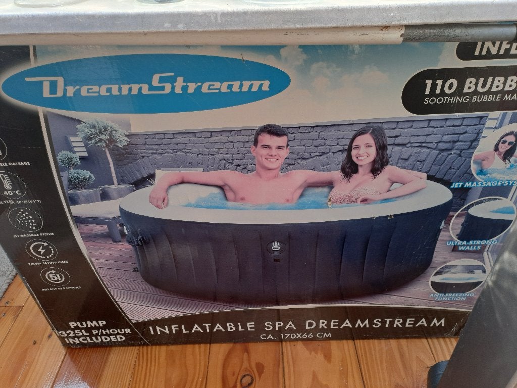 Bubbelbad, Ophalen, Nieuw, Pomp, Opblaasbaar