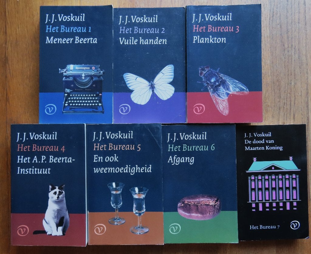 7x J.J. Voskuil: Het Bureau ( complete serie ), Boeken, Ophalen of Verzenden, Gelezen