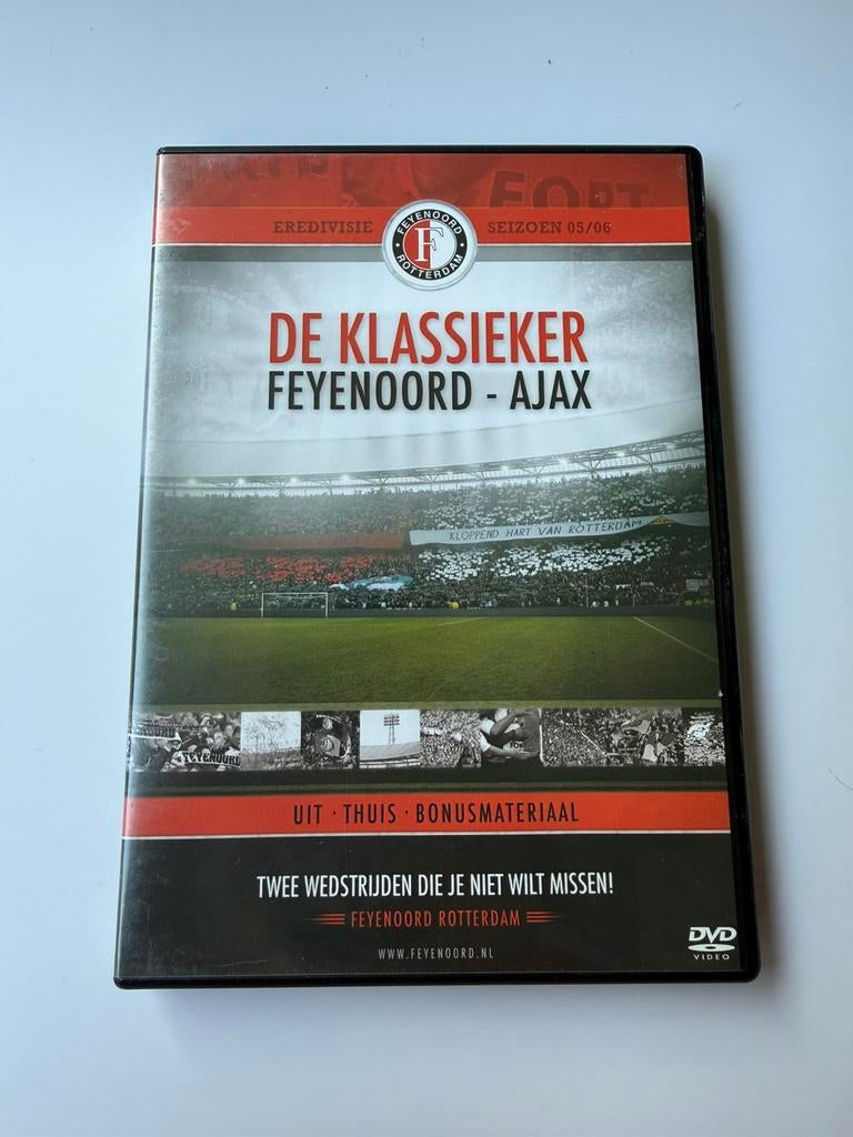 De Klassieker: Feyenoord - Ajax DVD 2005/2006, Cd's en Dvd's, Dvd's | Sport en Fitness, Zo goed als nieuw, Documentaire, Voetbal
