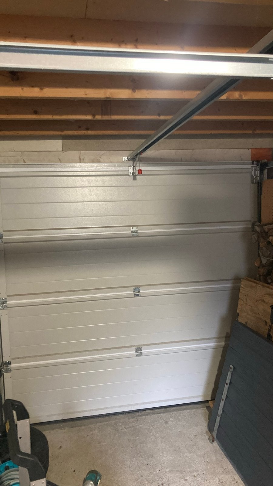 Hormann Garagedeur 2250x2125 met elektrische aandrijving, Gebruikt, Garagedeur, Ophalen of Verzenden, Metaal