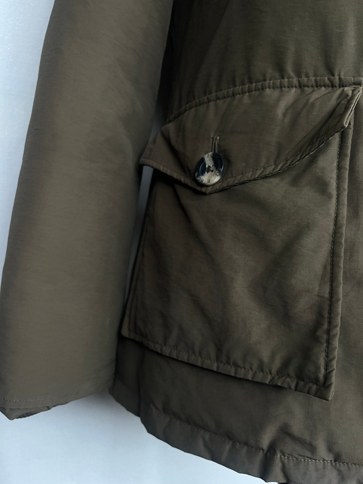 Airforce 4 Pocket Parka dames winterjas - Groen/Kaki (Maat M, Ophalen of Verzenden, Gedragen, Maat 38/40 (M), Groen
