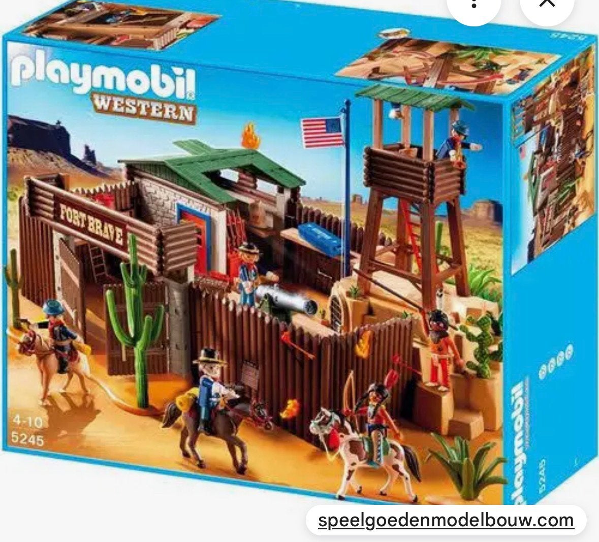 Playmobil Western Fort 5245 - Niet Compleet, Gebruikt, Losse onderdelen, Kasteel/Fort, Historisch