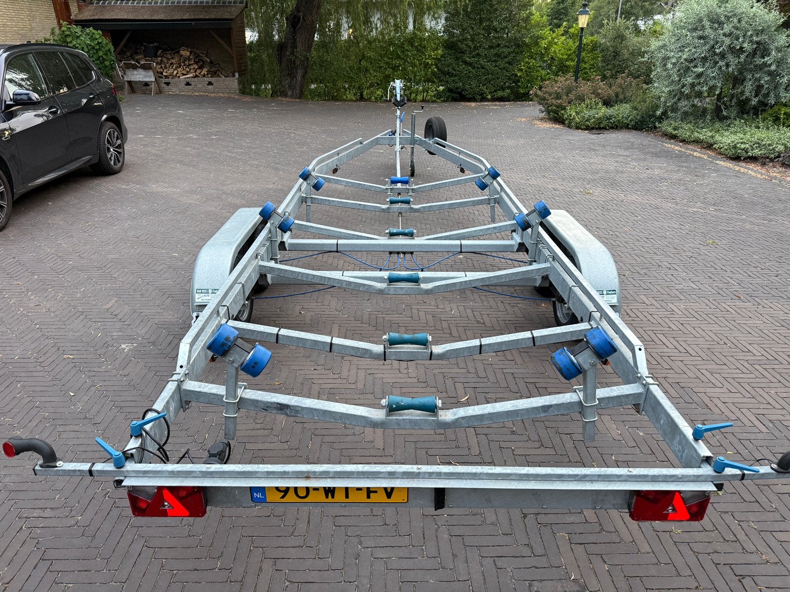 Vlemmix 840 boottrailer 2700kg - zo goed als nieuw, Ophalen, 1500 tot 3000 kg, 6 tot 9 meter, Overige typen