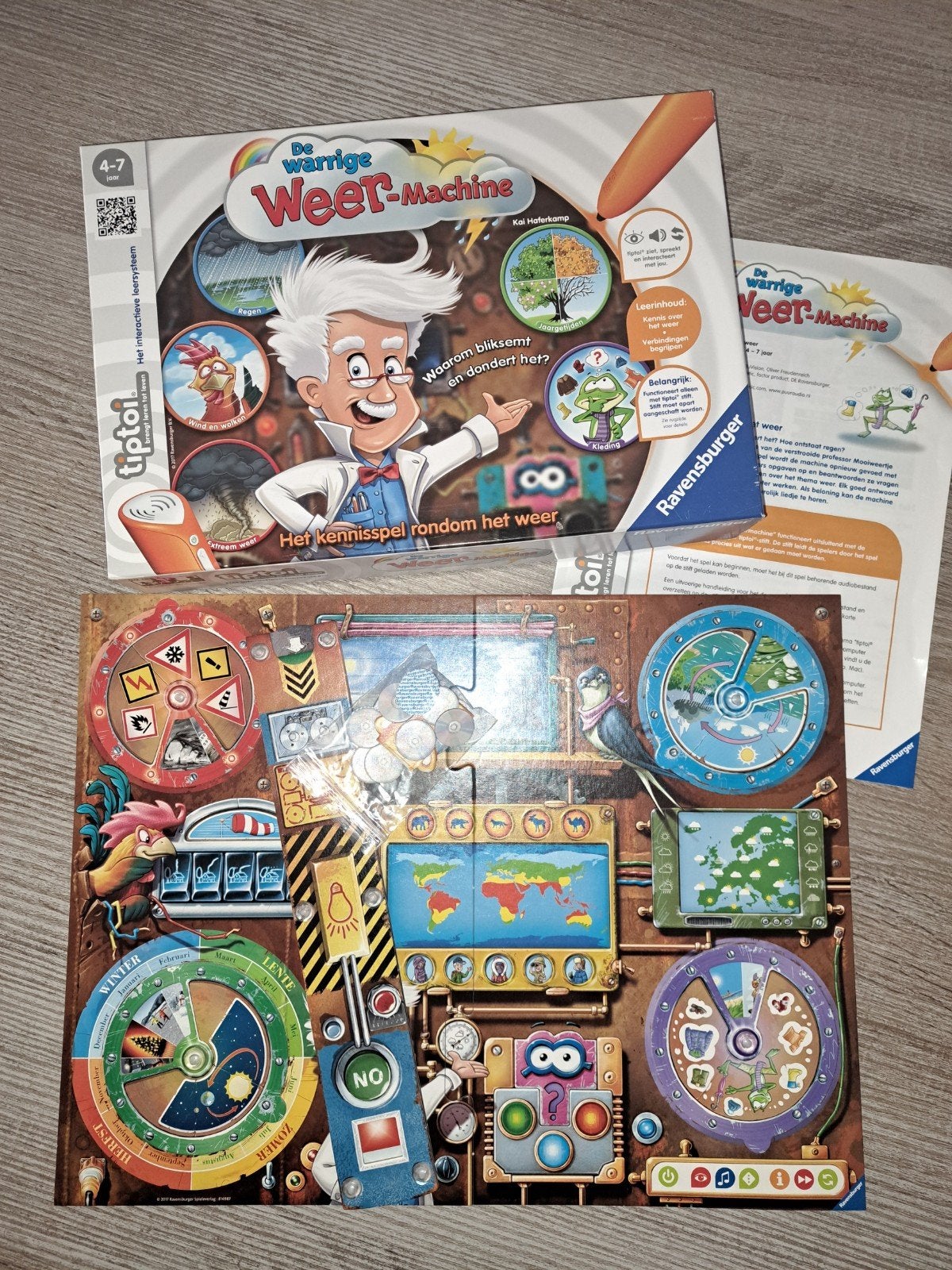 tiptoi de warrige weer machine, Ophalen of Verzenden, Zo goed als nieuw