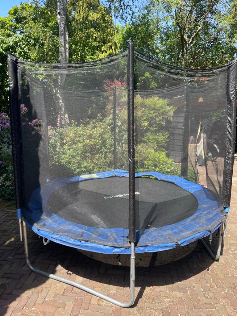 Trampoline met Veiligheidsnet, Ophalen, Zo goed als nieuw