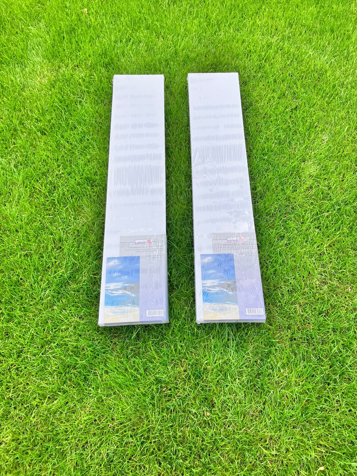 2x Nieuw Miners Canvas Schilderdoek 20x100x3.5cm, Ophalen, Nieuw, Doek