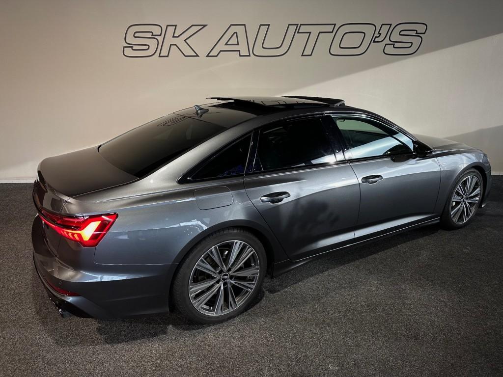 Audi A6 50 TFSI E Q. S EDIT. PANO l QUATTRO l STOEL/STUURVER, Automaat, Gebruikt, Bedrijf, Hybride Elektrisch/Benzine