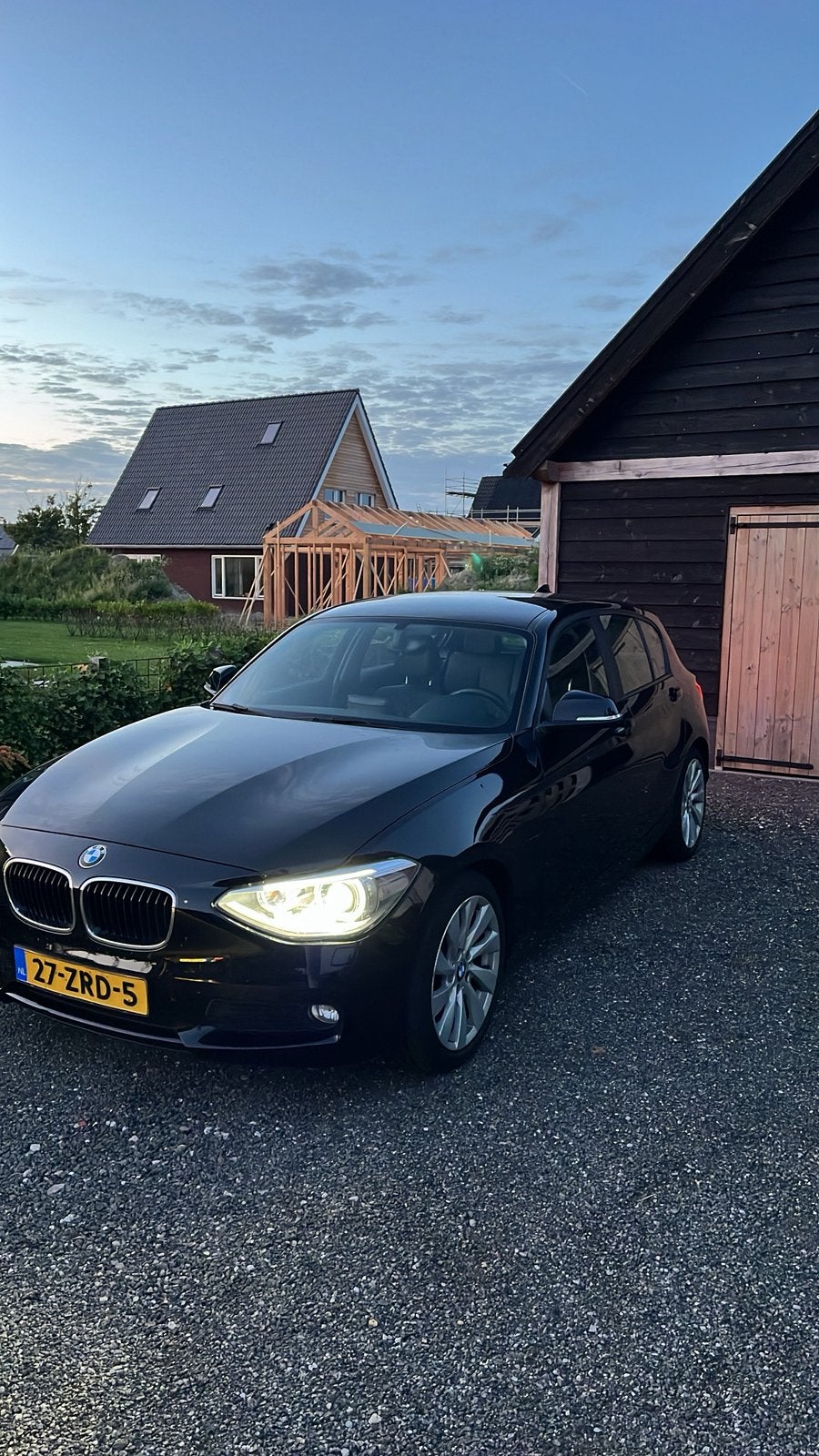BMW 1-Serie 114I, LEREN BEKLEDING, Auto's, 1-Serie, Achterwielaandrijving, 4 cilinders, Zwart