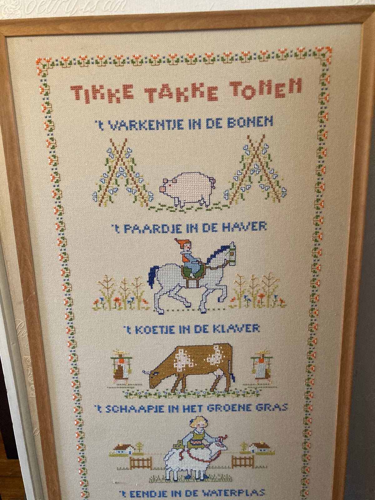 Mooi groot borduurwerk, Ophalen, Zo goed als nieuw, Overige typen