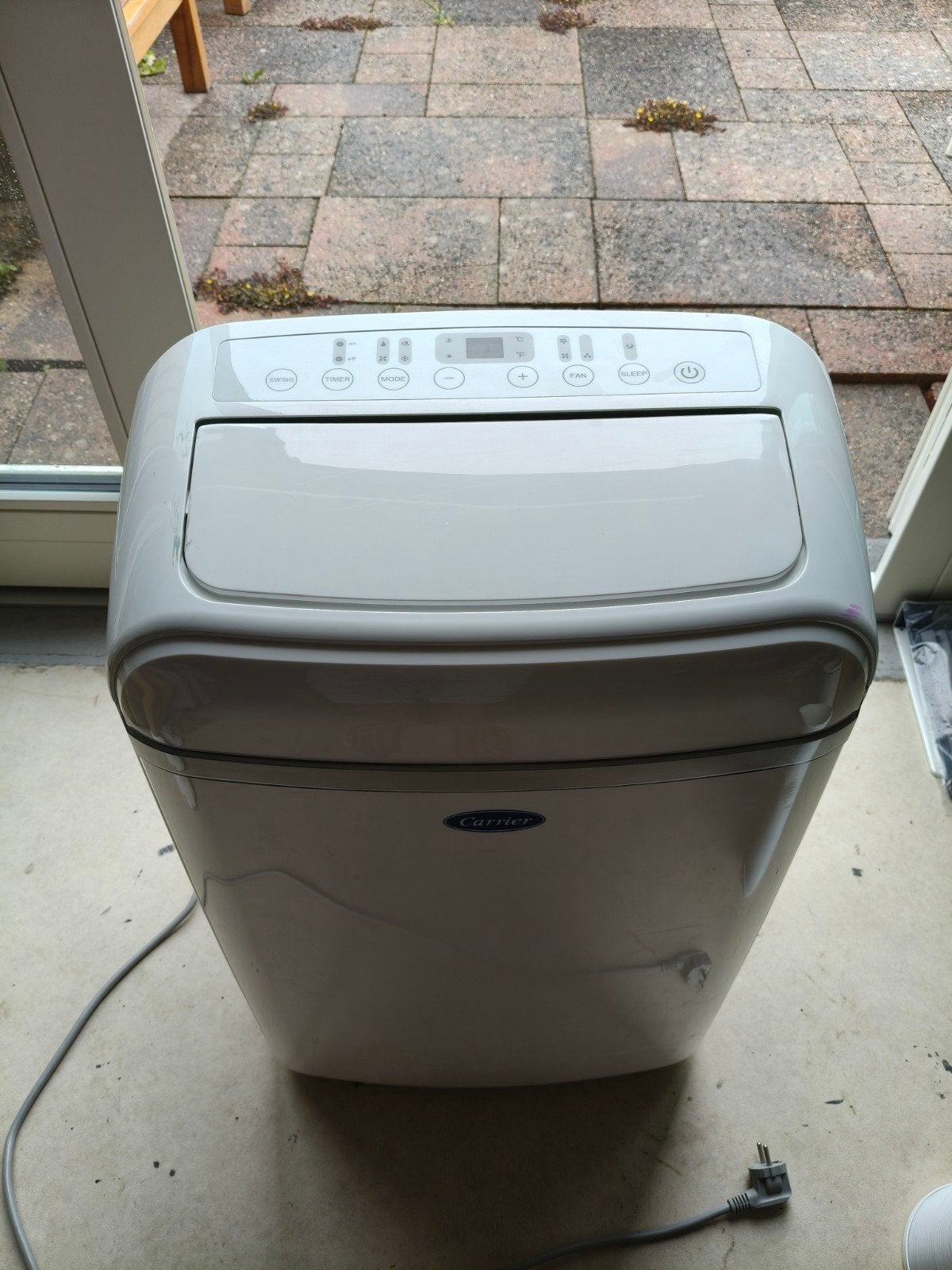 Carrier mobiele airco 51QPD12N7S, Ophalen, Minder dan 60 m³, Timer, 3 snelheden of meer