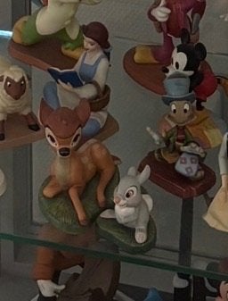 WDCC Bambi en stamper, Verzamelen, Ophalen, Overige figuren, Zo goed als nieuw, Beeldje of Figuurtje