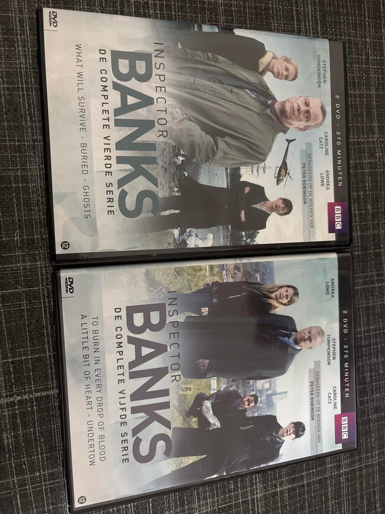 Inspector Banks - De complete vierde en vijfde serie (DVD), Boxset, Ophalen of Verzenden, Zo goed als nieuw, Vanaf 12 jaar