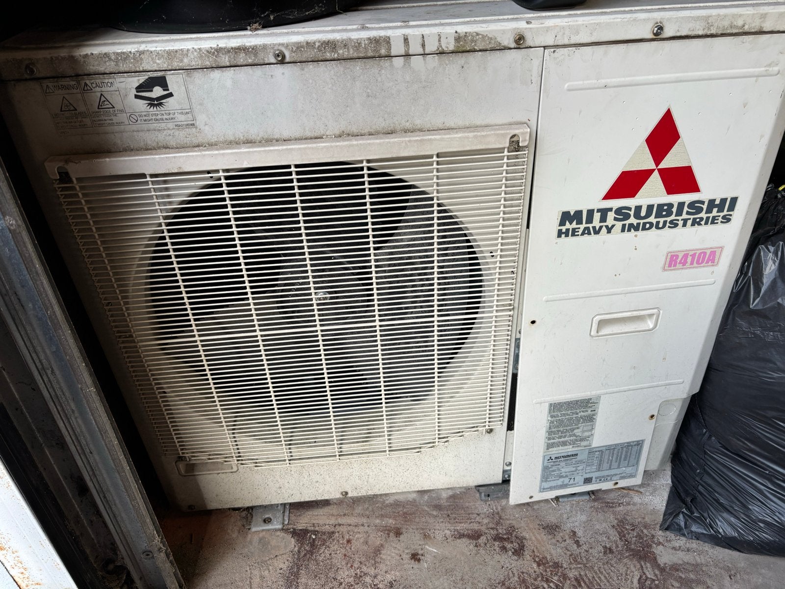Defecte Mitsubishi Heavy Industries Airco - Voor onderdelen, Witgoed en Apparatuur, Ophalen, Niet werkend, Wandairco