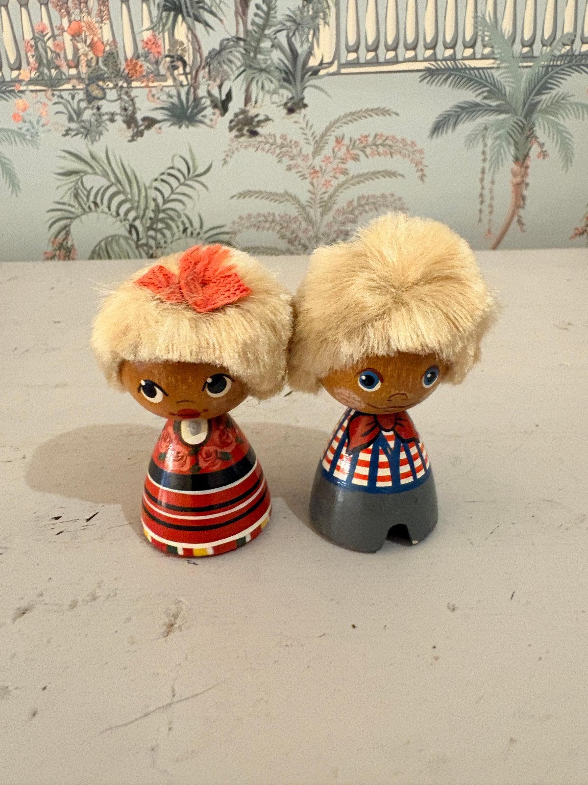 Vintage Salvo folklore poppetjes - Estland (USSR), Ophalen of Verzenden, Zo goed als nieuw