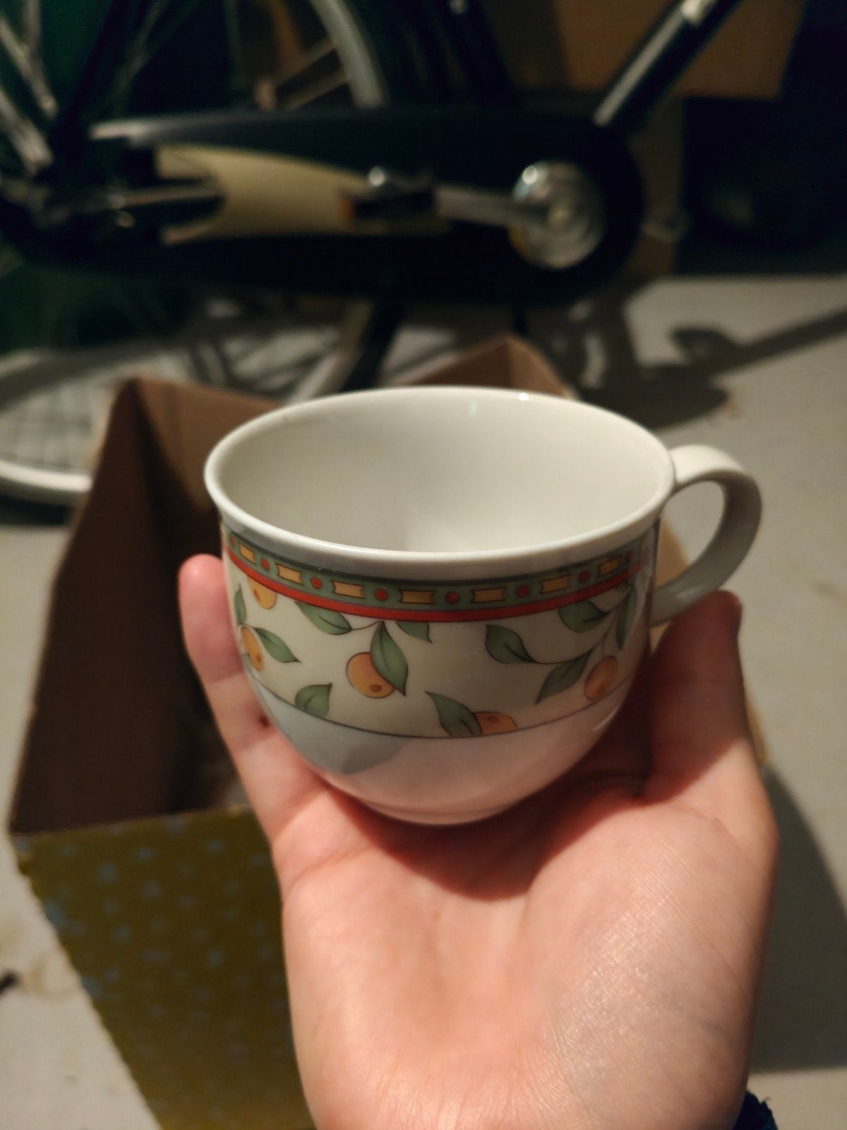 mandarijntjes servies koffietijd art+design, Ophalen