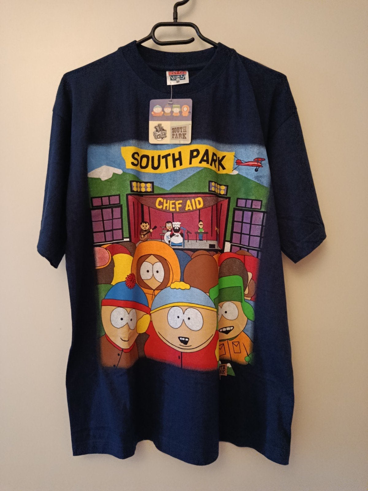 South Park Chef Aid T-shirt - Maat M, Ophalen, Nieuw, Texas Bull, Maat 48/50 (M)