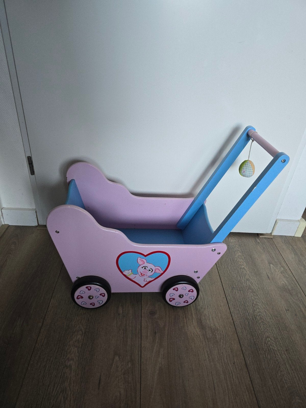 houten poppenwagen sesamstraat purk, Ophalen, Zo goed als nieuw, Overige typen