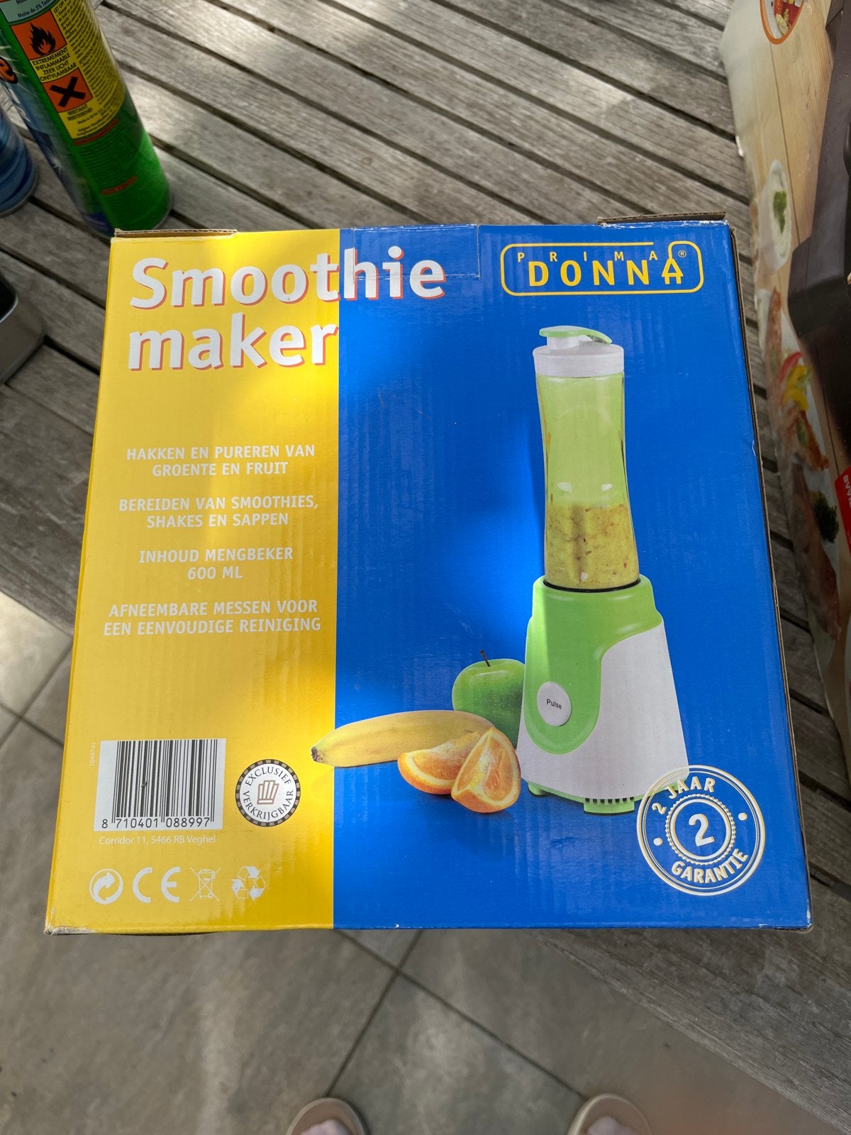 Prima Donna Smoothie Maker - 600 ml - Nieuw in doos, Witgoed en Apparatuur, Minder dan 1 liter, Ophalen, Nieuw