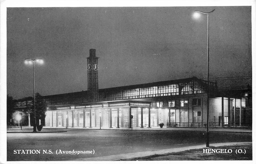 388-450-053 Hengelo OV Station NS, Verzamelen, Verzenden, Voor 1920, Overijssel