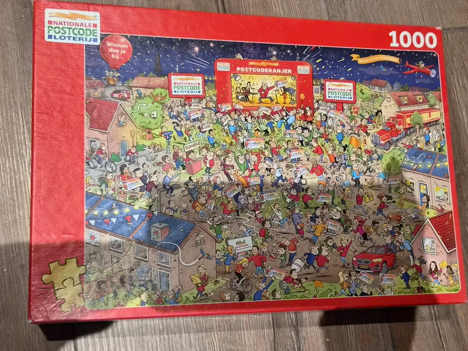 Nieuwe Nationale Postcode Loterij Legpuzzel 1000 stukjes, Ophalen of Verzenden, 500 t/m 1500 stukjes, Nieuw, Legpuzzel