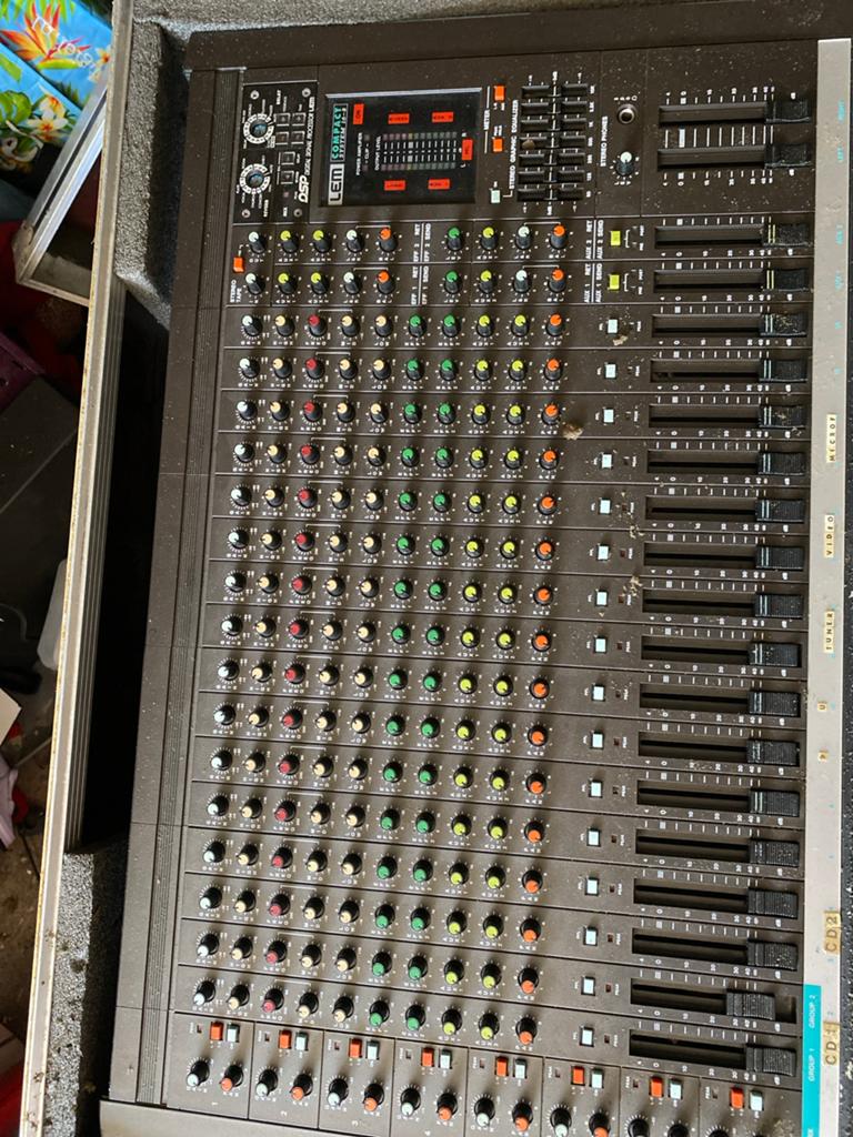 LEM Compact System 16-8 Mengpaneel met DSP, Ophalen of Verzenden, Gebruikt, 10 tot 20 kanalen, Microfooningang