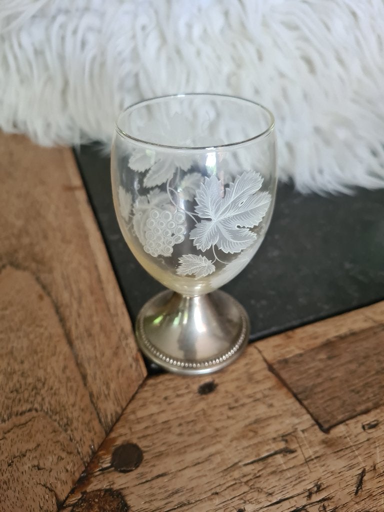 glaasjes kristal oud, Ophalen of Verzenden