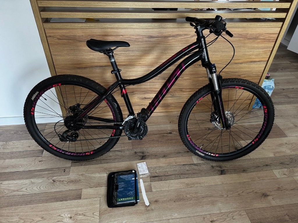 GHOST Lanao Base 26 Midnight Black, Fully, Zo goed als nieuw, Dames, 53 tot 57 cm
