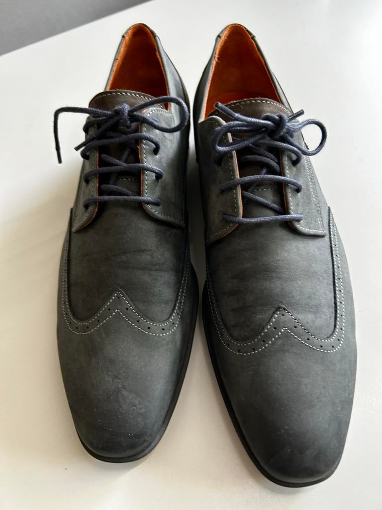 Van Lier nette schoenen blauw maat 43, Blauw, Nieuw, Ophalen of Verzenden, Veterschoenen