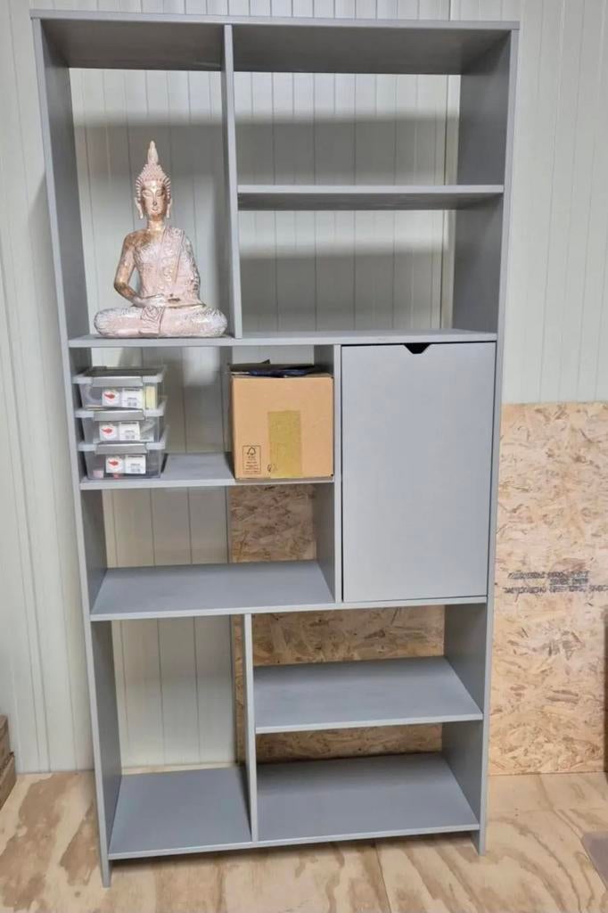 Mooie (boeken)kast, Huis en Inrichting, Kasten | Wandmeubels, Ophalen, Met deur(en), Zo goed als nieuw, Minder dan 150 cm